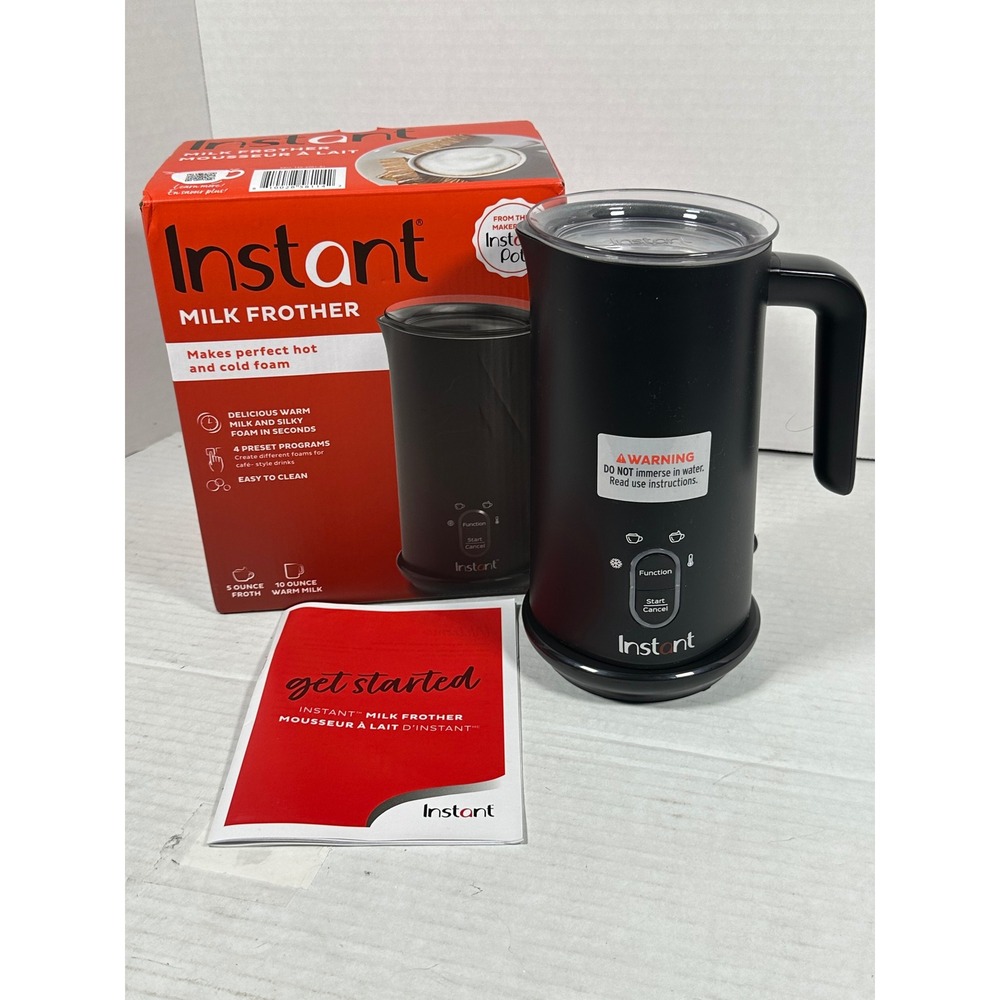 Instant Milk Frother Black‎ 4-in-1 Electric Steamer 140-6001-01 500W